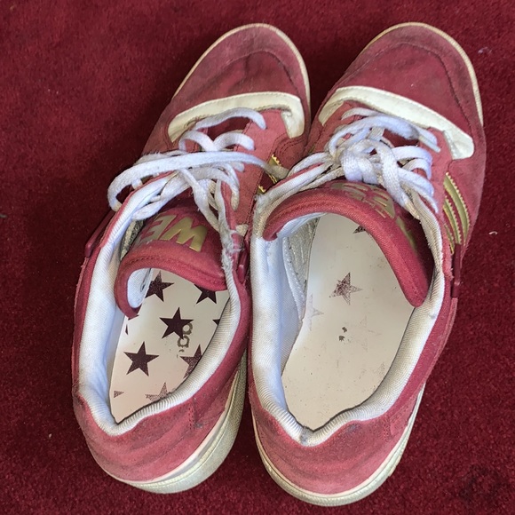 ADIDAS MENS HARD COURT NBA THE WEST SNEAKERS PREOWNED. - Picture 4 of 6